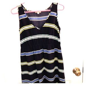 Sleeveless, striped GAP maternity dress